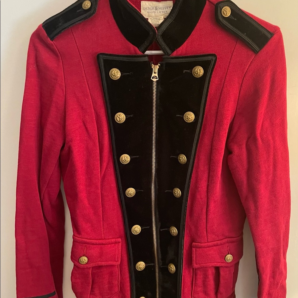Polo Ralph Lauren Denim and Supply 
double-breasted military jacket Large